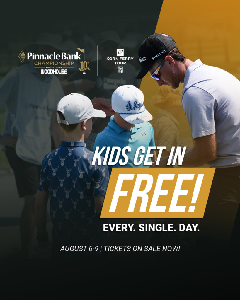 Pinnacle Golf Kids Free promo banner